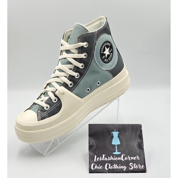 NWOB Converse Men's Blue Gray Color Block High-Top Sneakers Size 8 Wo's 9.5 2854 - Picture 16 of 16